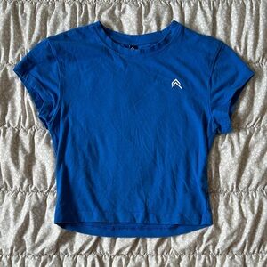 Oner Active Cotton Icon Baby Cropped Tee | Oasis Blue